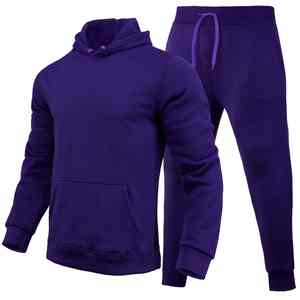 Custom <b>Top</b> Design <b>Men's</b> Loose Fit Hoodie and Sweatpants Set Hot <b>Men</b> Cotton Tracksuit <b>Men's</b> <b>Fleece</b> - Product Image 1
