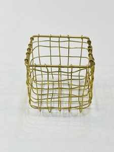 High Quality Designer Brass Wire <b>Basket</b> Home Decorator and Storage Solution - Product Image 2