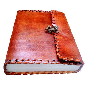 Diario de cuero de 1000 páginas, diario de cuero de etiqueta privada, cuaderno de cuero genuino para mujeres y hombres - Product Image 1