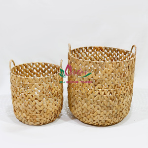 Artex Dong Thap Factory-Collection de paniers tissés à la main-Paniers de rangement tissés à la main Organisateur empilable Panier à linge de rangement en corde tissée - Product Image 6