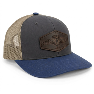Gorra Trucker Premium de 6 Paneles en Dos Tonos, con Logotipo Bordado Personalizado, Gorra Deportiva con Malla Transpirable en la Parte Trasera, Cierre a Presión - Product Image 1