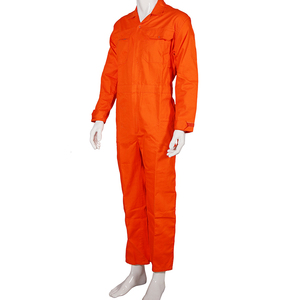 Traje de trabajo de seguridad de algodón 100% FR para hombre, mono, cinta reflectante ignífuga, transpirable, impermeable, para trabajo peligroso - Product Image 5