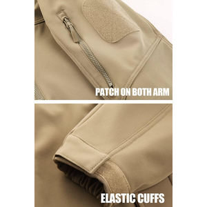 Chaqueta Softshell de Lona Personalizada de Lujo, Calidad Premium, Resistente al Viento e Impermeable, Impresión Frontal Personalizada, Estilo Urbano, OEM - Product Image 4