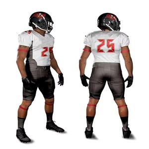 ชุดยูนิฟอร์มอเมริกันฟุตบอลแบบสั่งทำขายส่งจากโรงงานปี 2026 แขนสั้น โพลีเอสเตอร์ 100% ป้องกันแบคทีเรีย ผลิตในปากีสถาน - Product Image 5