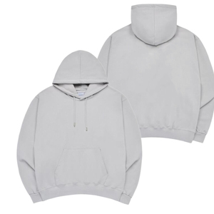 Sweat à capuche unisexe surdimensionné en molleton de coton biologique lourd d'hiver fabriqué au Pakistan, imprimé personnalisé, sans poches, impression en relief - Product Image 1