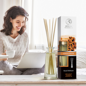 Diffuseur de parfum à la cannelle Aromatika 100 ml avec huile essentielle naturelle, parfum longue durée - Product Image 5