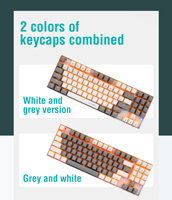 Clavier mécanique LED TKL 89 touches neuf d'usine pour le bureau et les jeux avec pavé numérique indépendant