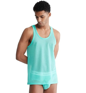 Camiseta sin Mangas de Malla Unisex 2026 OEM Personalizable, 100% Algodón, Transpirable, de Secado Rápido, para Gimnasio, Deporte, Correr, Gran Venta - Product Image 4