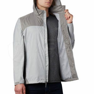 Chaqueta impermeable de manga larga para hombre, cortavientos transpirable, ropa deportiva OEM personalizada para exteriores, muestra gratis - Product Image 4