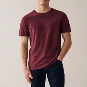 Mejor nuevo estilo de moda para hombres Camiseta Half Teal Green Boxy-Fit camiseta en algodón - Product Image 3