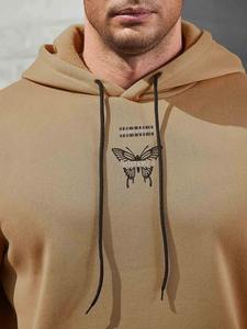 2025 Offre Spéciale meilleure qualité 100% coton hiver coton polaire hommes survêtements solide impression en gros - Product Image 4