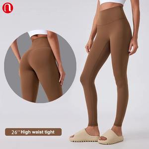 <b>Women's</b> High-Waist Yoga <b>Leggings</b> Breathable Custom Gym Fitness Outfit Solid <b>Pattern</b> Yoga Tights Seamless high waist yoga <b>legging</b> - Product Image 5