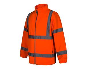 เสื้อมีฮู้ดสำหรับทำงานมีหลายกระเป๋าสำหรับผู้ชายสะท้อนแสง Hi VIS โลโก้แบบออกแบบได้ตามต้องการ - Product Image 3