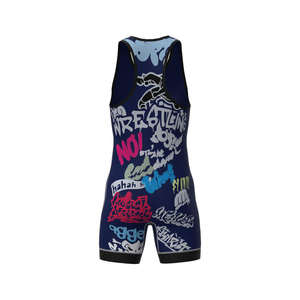 High Quality Wrestling <b>Singlet</b> <b>for</b> <b>Men</b> Quick Dry Sleeveless Compression Fit Sportswear <b>for</b> Training and Professional Wrestling - Product Image 4
