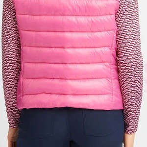 Nuevo Chaleco de Moda con Logotipo Personalizado para Mujer, Chaleco de Punto sin Mangas para Invierno, Ajustado, Acolchado, con Cuello Alto, Cortavientos y Transpirable - Product Image 5