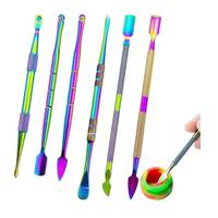 Vente en gros de spatules en céramique pour outils de sculpture sur cire Instruments de laboratoire dentaire Ciment Plâtre Mélange d'acier inoxydable Standard à double extrémité