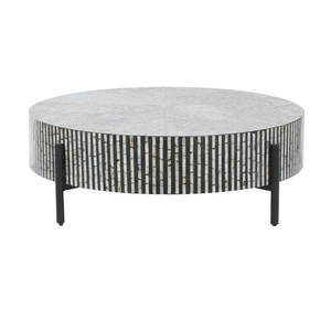 Top Sale Modern Eco-Friendly Indian Handcrafted <b>Mother</b> of Pearl Inlay Coffee Table with Best Finish - Product Image 3
