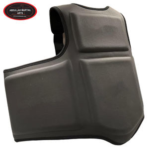 Protection de Poitrine de Boxe pour Adultes en Cuir PU Noir Durable avec Logo Personnalisé par ABDULLAH MARTIAL ARTS - Product Image 3