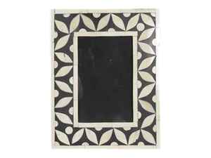 Venta al por mayor logotipo personalizado resina hueso incrustaciones marco de fotos madre de perla decoración de pared de Metal colección de Marcos únicos - Product Image 3