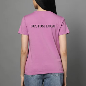 Camiseta de manga corta para mujer Gym Fitness Plain Nueva llegada Comfort Oversize Summer New Stylish T-shirt Logotipo personalizado Comfort - Product Image 2