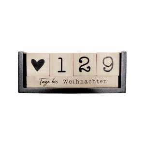 Calendrier de compte à rebours de Noël minimaliste en bois, style compteur de jours - Product Image 4