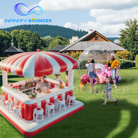 Piscine gonflable de jardin en PVC, idéale pour les fêtes en plein air, bar flottant, piscine en plastique pour enfants et adultes, utilisable à l'intérieur