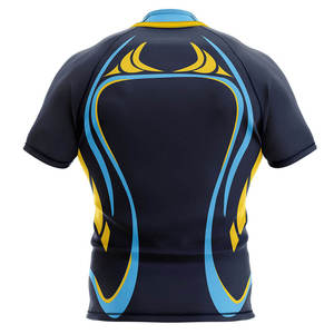 Sublimación de alta calidad, ropa deportiva azul personalizada, uniformes de rugby para hombres, kits de rugby, camisetas de rugby, Jersey - Product Image 4