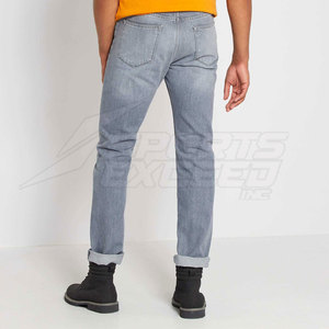 Pantalon en jean pour homme, coupe droite, décontracté, léger, taille mi-haute, respirant, 100% coton - Nouveau design, meilleur prix, haute qualité, en vente en ligne - Product Image 3