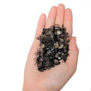 Chip de cuarzo ahumado de cristal, piedra suelta, piedras preciosas en bruto, Chip caída de piedra, cristal curativo Natural, gravas, guijarros, Ágata - Product Image 6