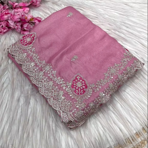 Belle broderie séquence travail de codage soie Sari dernière exclusive élégante Blouse ethnique fantaisie fête mariage mariée porter des femmes - Product Image 1