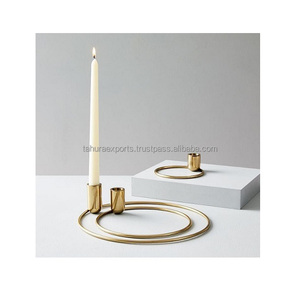 Candelabro de Metal de nuevo diseño para decoración del hogar, candelero de Metal de lujo de calidad superior - Product Image 1