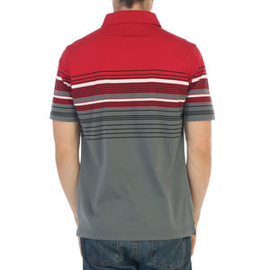 Polo a rayas para hombre hecho con tela de algodón suave y Cuello clásico para trajes casuales elegantes - Product Image 4