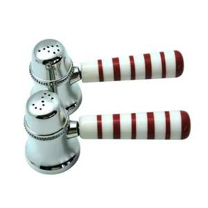 Hermoso diseño de resina y latón con juego de sal y pimienta plateado con precio barato accesorios de cocina utensilios de cocina - Product Image 3