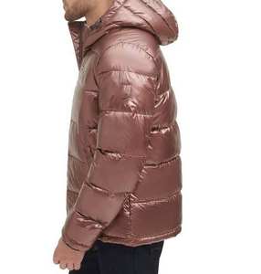 Vestes d'hiver d'extérieur épaisses à bulles, vente en gros sur la rue principale, logo personnalisé, veste matelassée pour homme avec capuche, coupe-vent, doudounes - Product Image 2