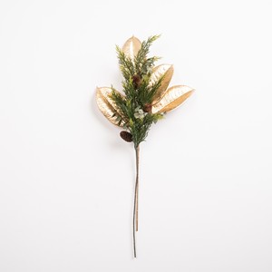 Rama Navideña Sintética de 75 cm con Agujas Verdes, Piñas y Guirnaldas Elegantes para Decoración Festiva del Hogar - Product Image 5