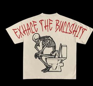 <b>Y2K</b> Streetwear Fashion Short Sleeve T <b>Shirt</b> Custom Skull Printing T <b>Shirt</b> for Men Oversize Drop Shoulder Boxy Fit T <b>Shirt</b> Bulk - Product Image 4