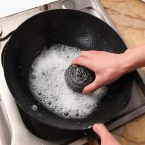 Casalina Inox 12x40g Stainless Steel Scrubber Kitchen <b>Cleaning</b> Pack 12 Scourer Cards Sponges Scouring <b>Pads</b> Private Label Product - Product Image 3