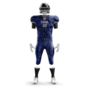 Uniformes de football américain de qualité supérieure pour les jeunes Vêtements de football courts et respirants sur mesure Taux d'usine Qualité supérieure - Product Image 5
