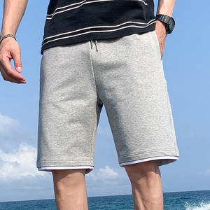 Short d'été décontracté pour hommes avec logo personnalisé OEM motif droit léger avec fermeture à la taille élastiqueExpédition DDP - Product Image 2