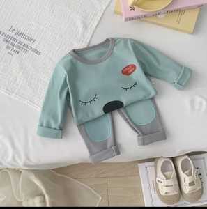 Coupe régulière, tissu tricoté, pour garçons et filles, collection printemps/été, vêtements confortables | Impression ludique - Product Image 3