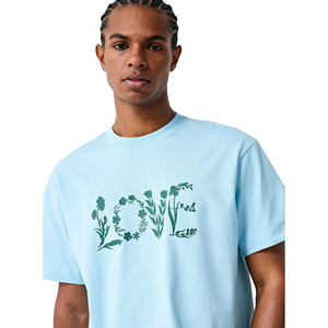 Camiseta para hombre con estampado de algodón 100% personalizado con logotipo personalizado y color de secado rápido y cuello redondo transpirable de corte regular - Product Image 2