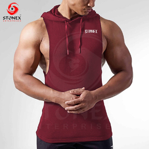 Sweatshirts sans manches en gros personnalisés Fabricant de sweats à capuche de mode Impression personnalisée pour hommes - Product Image 1