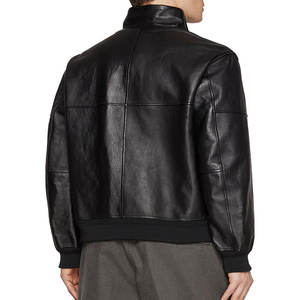 À la mode printemps et automne hommes en peau de mouton nouvelle veste lâche à col polyvalent - Product Image 4