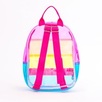 Sac à dos transparent - Nouveau sac à dos transparent en PVC grande capacité