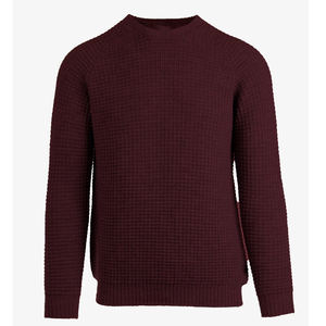Pull en tricot gaufré pour homme Tissu texturé doux Coupe confortable Idéal pour une tenue décontractée Superposition hivernale Design élégant Tendance - Product Image 2