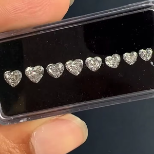Diamant en forme de cœur cultivé en laboratoire certifié IGI, 1 à 5 carats, couleur D, clarté VVS VS, HPHT CVD - Product Image 6