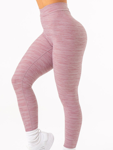 Prix usine femmes doux extensible séchage rapide Fitness Leggings taille haute serré bout à bout entraînement Gym Sport Yoga Leggings - Product Image 2