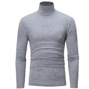 Camiseta Interior Térmica Transpirable 100% Algodón para Hombre, Cuello Redondo, Ajustada, Manga Larga, para Invierno y Otoño - Product Image 1