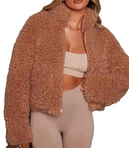 New Arrival Custom Design Sherpa Fleece Jacket Fashionable Wholesale Casual Streetwear Outdoor Jacket for Women and Men - Product Image 6