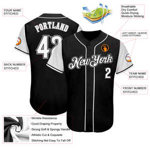 Jersey de béisbol de softbol personalizado para hombres, impresión por sublimación con nombre y número cosidos, transpirable de secado rápido - Product Image 4